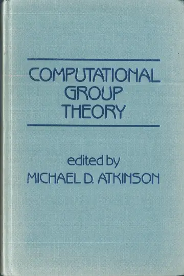 Cover of Computational Group Theory