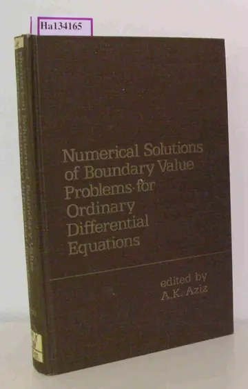 Cover of Numerical Solutions of Boundary Value Problems for Ordinary Differential Equations