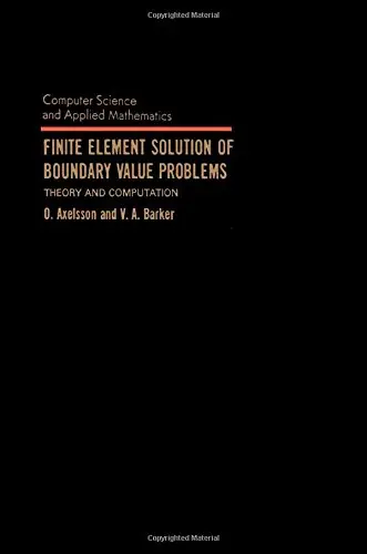 Cover of Finite Element Solution of Boundary Value Problems