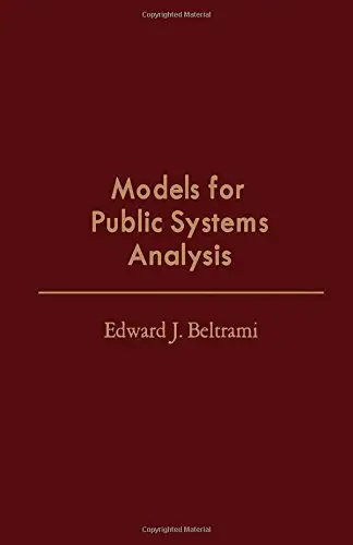 Cover of Models for Public Systems Analysis
