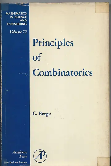 Cover of Principles of Combinatorics