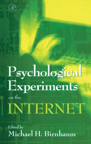 Cover of Psychological Experiments on the Internet