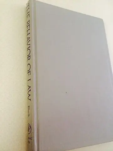 Cover of Behaviour of Law