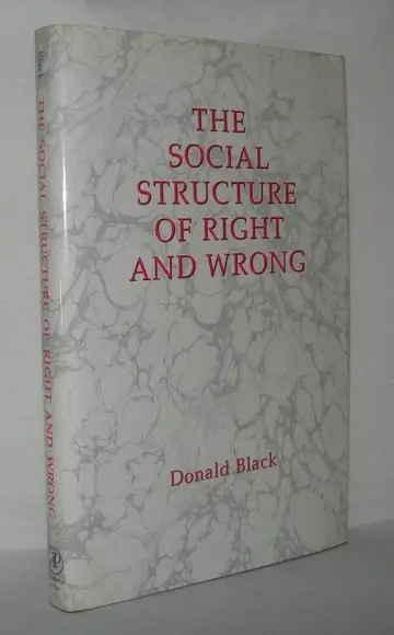 Cover of The Social Structure of Right and Wrong