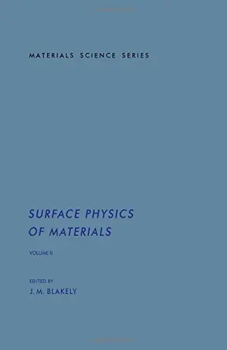 Cover of Surface Physics of Materials