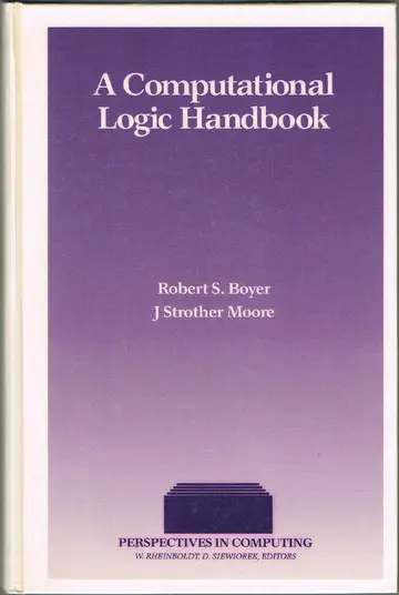 Cover of The Computational Logic Handbook