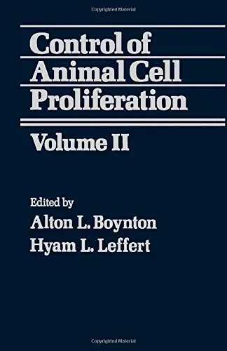 Cover of Control of Animal Cell Proliferation