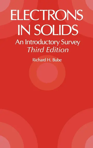 Cover of Electrons in Solids
