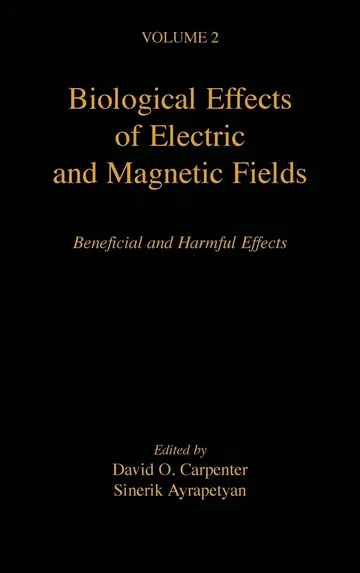 Cover of Biological Effects of Electric and Magnetic Fields
