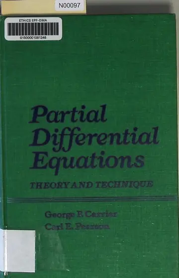 Cover of Partial Differential Equations