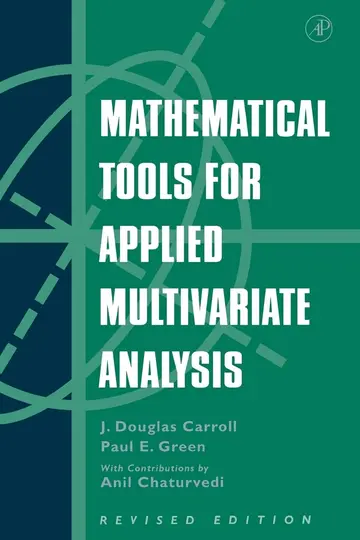 Cover of Mathematical Tools for Applied Multivariate Analysis