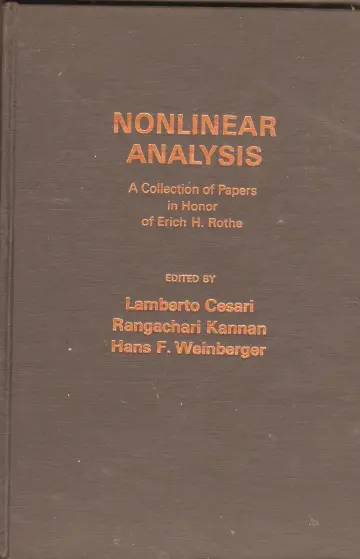 Cover of Nonlinear Analysis