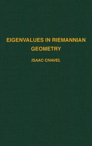 Cover of Eigenvalues in Riemannian Geometry