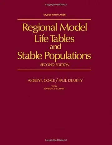 Cover of Regional Model Life Tables and Stable Populations