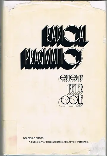 Cover of Radical Pragmatics