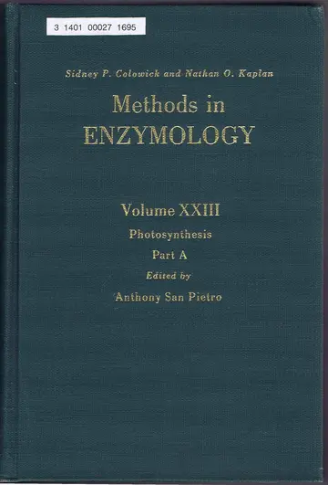 Cover of Photosynthesis, Part A