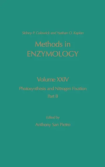 Cover of Photosynthesis and Nitrogen Fixation, Part B