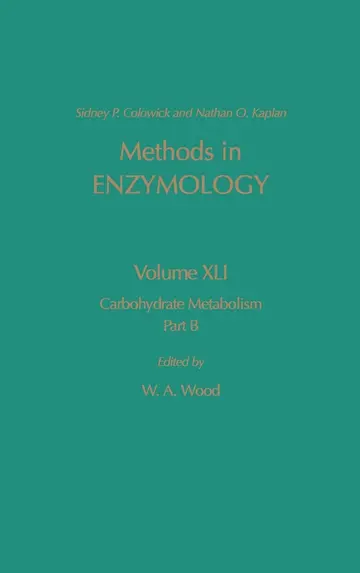 Cover of Carbohydrate Metabolism, Part B