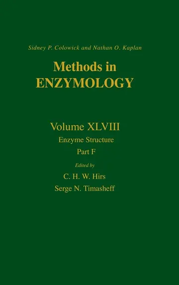 Cover of Enzyme Structure, Part F