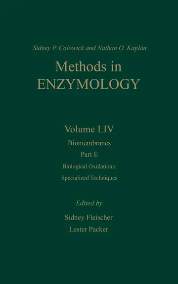 Cover of Biomembranes, Part E