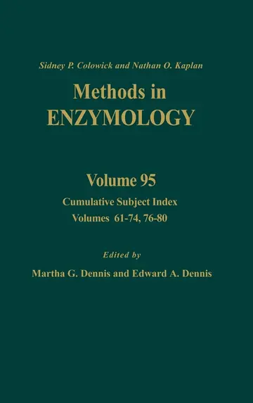 Cover of Methods in Enzymology