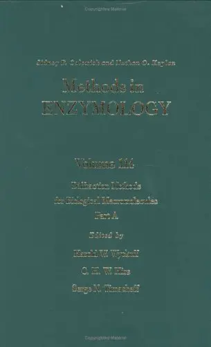 Cover of Diffraction Methods for Biological Macromolecules, Part A