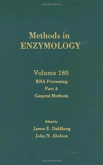 Cover of RNA Processing Part A