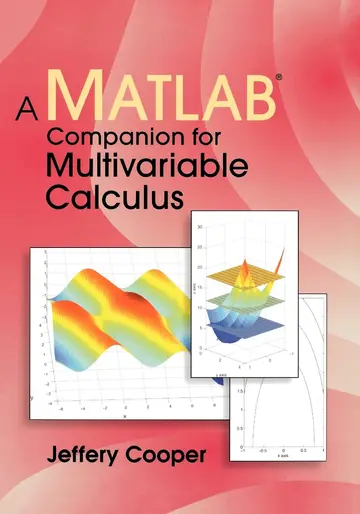 Cover of A Matlab Companion for Multivariable Calculus