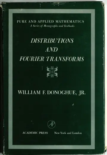 Cover of Distributions and Fourier Transforms