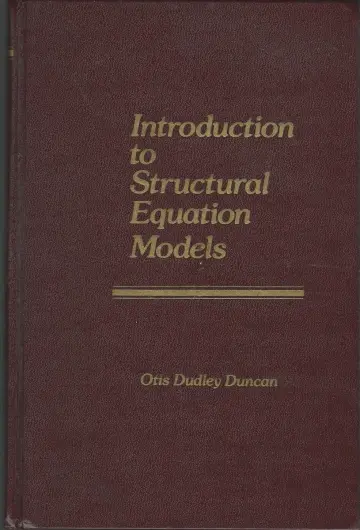 Cover of Introduction to Structural Equation Models
