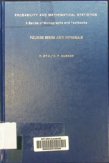 Cover of Fourier Series and Integrals