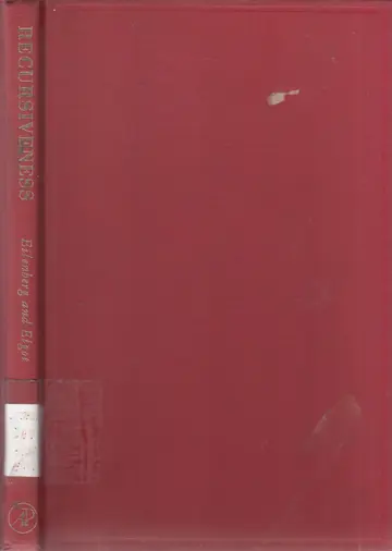 Cover of Recursiveness