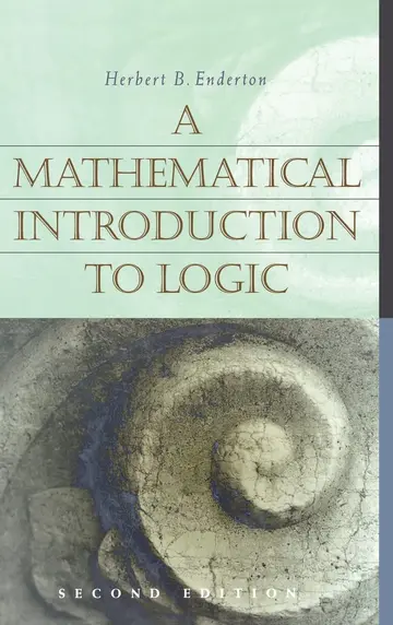 Cover of A Mathematical Introduction to Logic