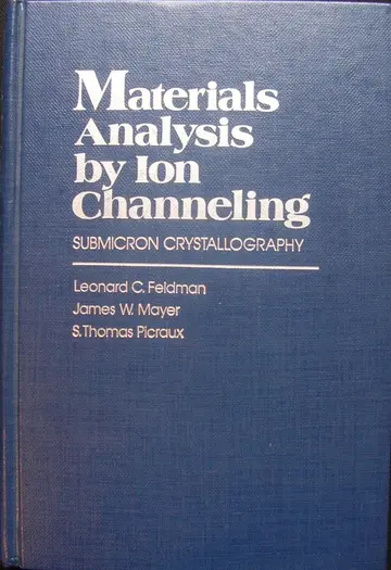 Cover of Materials Analysis by Ion Channeling