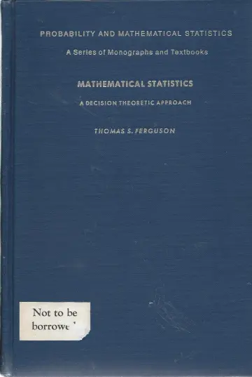 Cover of Mathematical Statistics