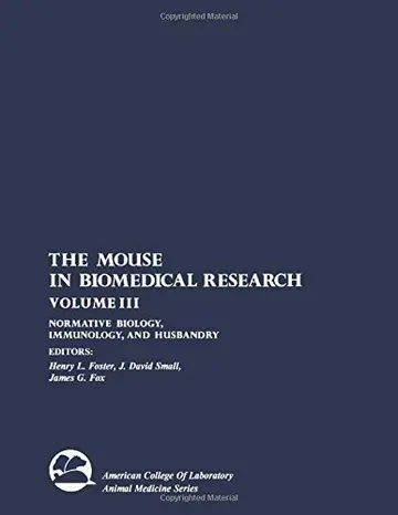 Cover of Normative Biology, Immunology and Husbandry (v. 3)