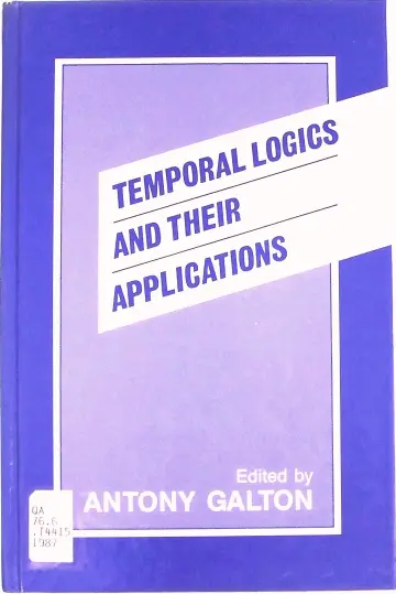 Cover of Temporal Logics and Application