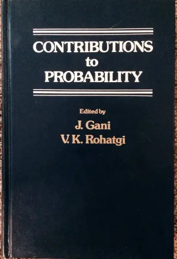Cover of Contributions to Probability