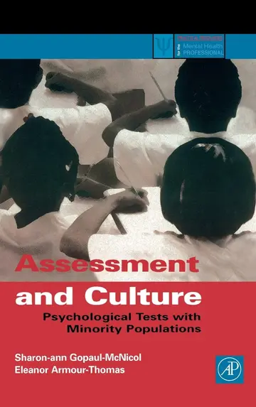 Cover of Assessment and Culture