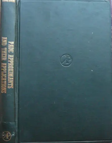 Cover of Pade Approximants and Their Applications
