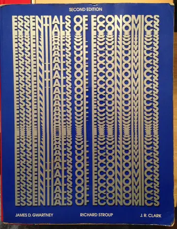 Cover of Essentials of Economics
