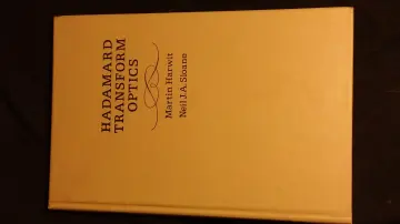 Cover of Hadamard Transform Optics