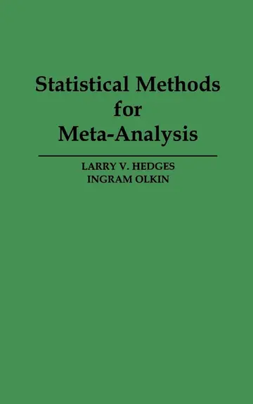 Cover of Statistical Methods for Meta-Analysis