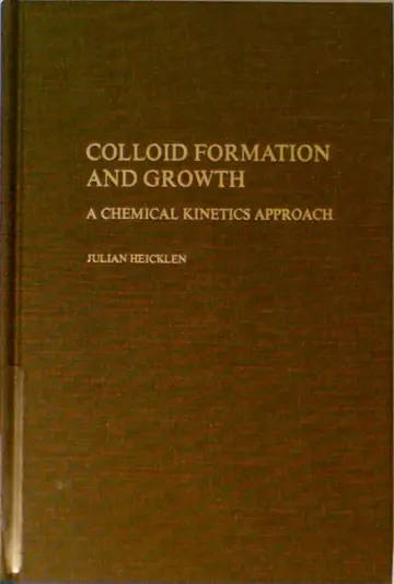 Cover of Colloid Formation and Growth