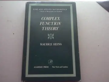 Cover of Complex Function Theory