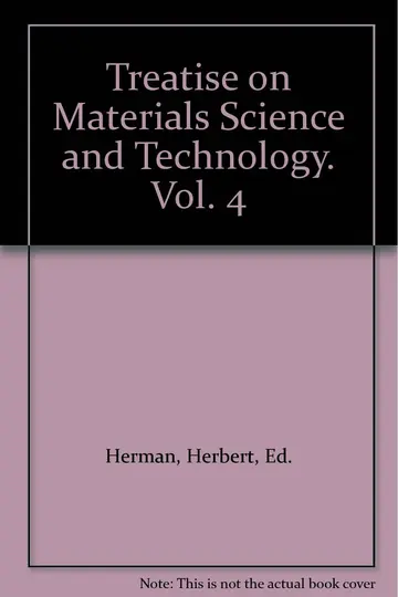 Cover of Treatise on Materials Science and Technology
