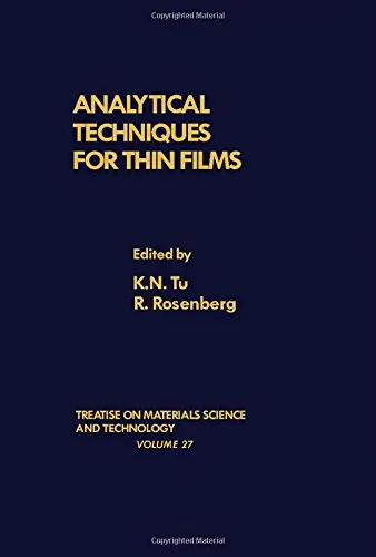 Cover of Analytical Techniques for Thin Films