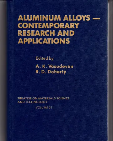 Cover of Aluminum Alloys--Contemporary Research and Applications