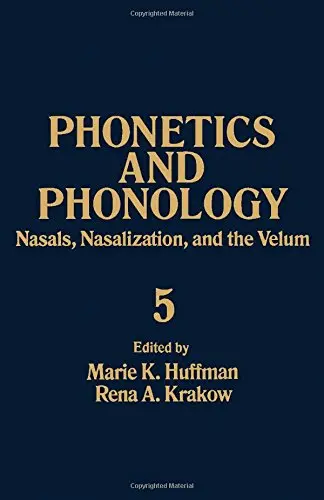 Cover of Nasals, Nasalization, and the Velum