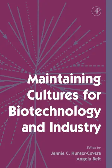 Cover of Maintaining Cultures for Biotechnology and Industry